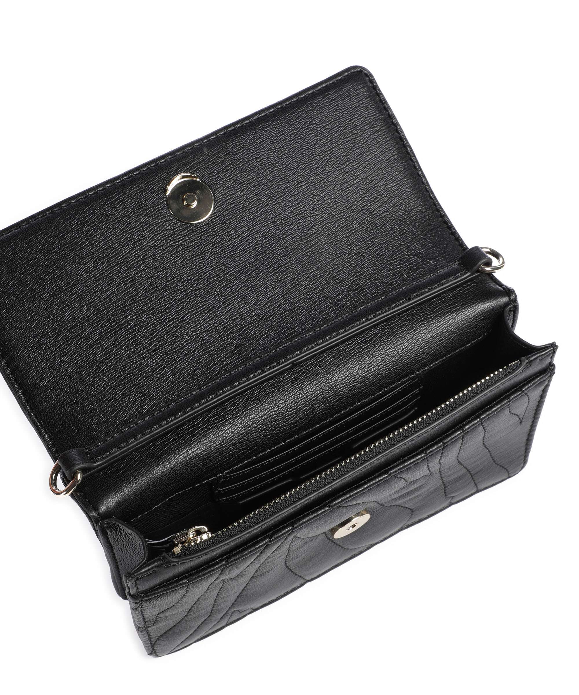 Just Cavalli Quilted Zebra Wallet black