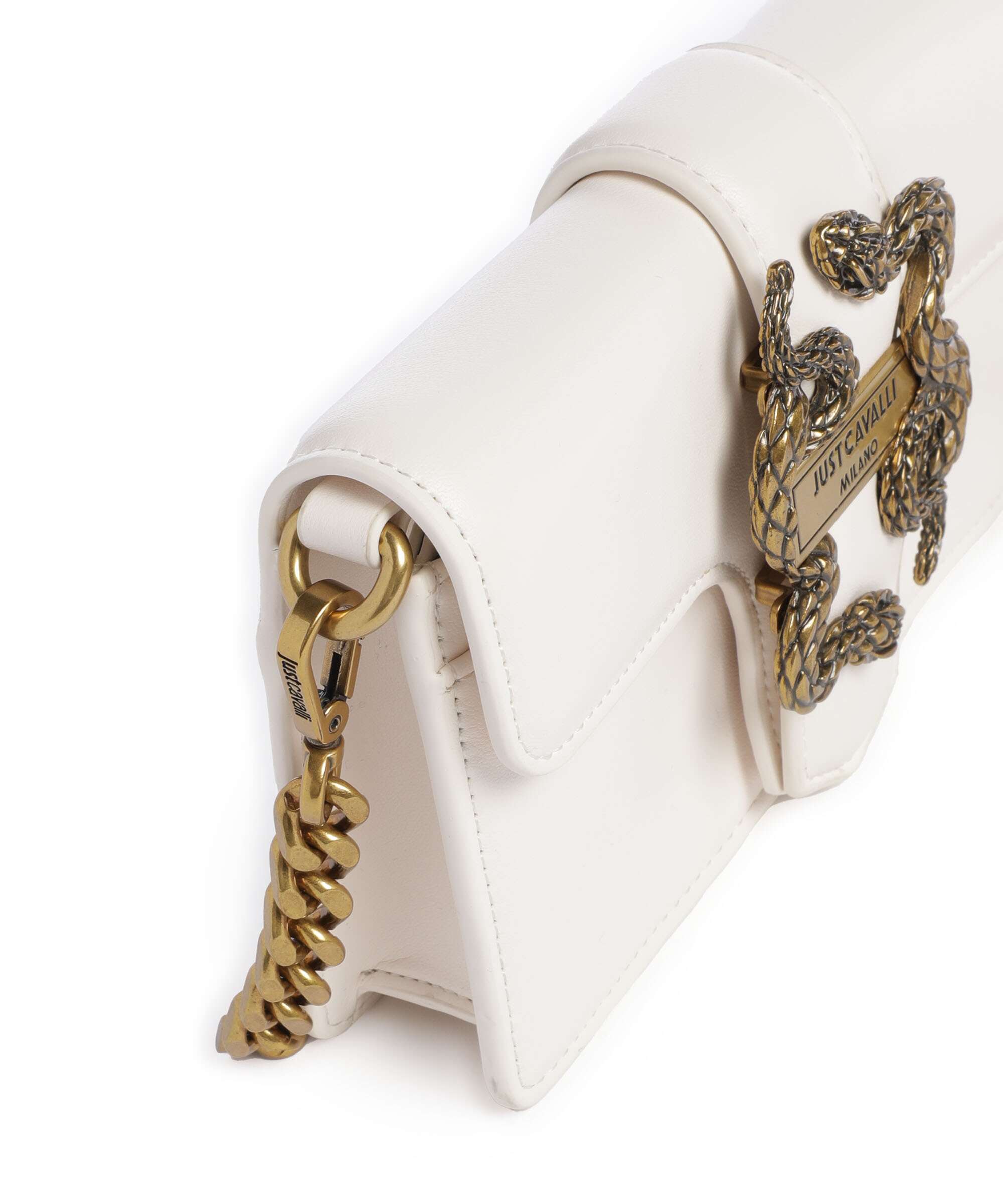 Just Cavalli Iconic Snakes Wallet white