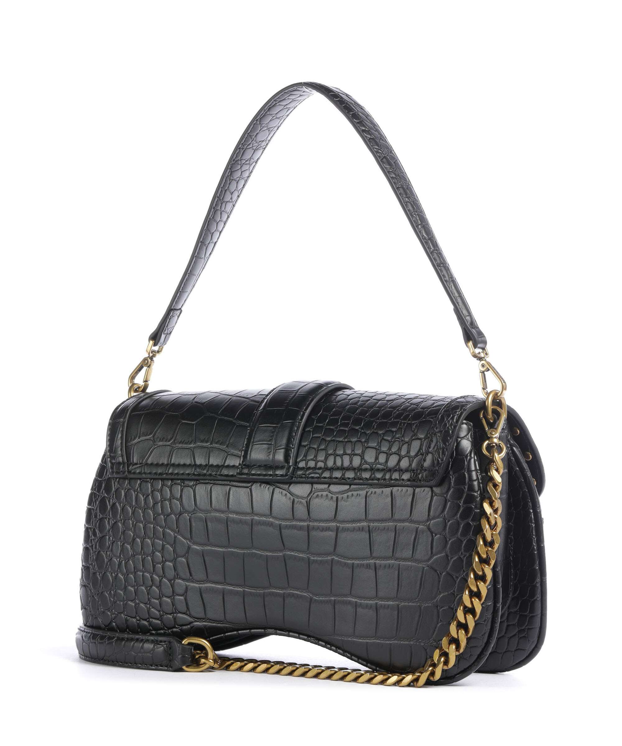 Just Cavalli Iconic Snakes Shoulder bag black