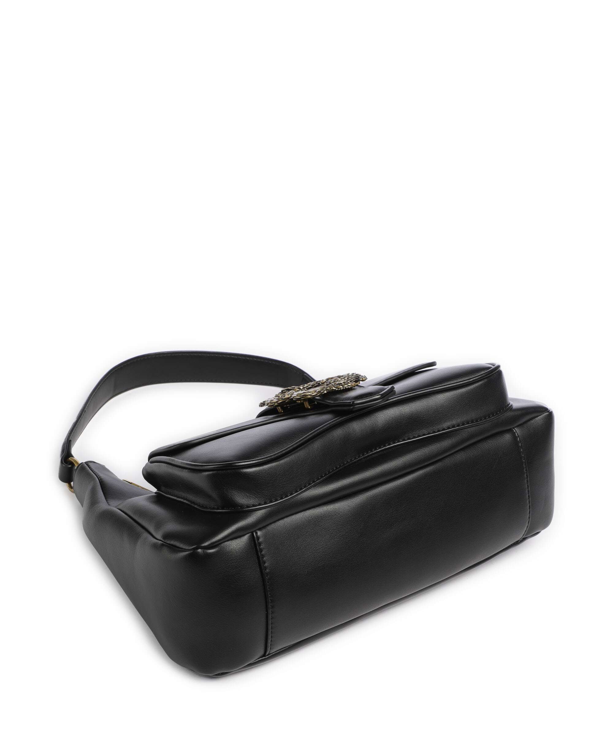 Just Cavalli Iconic Snakes Shoulder bag black