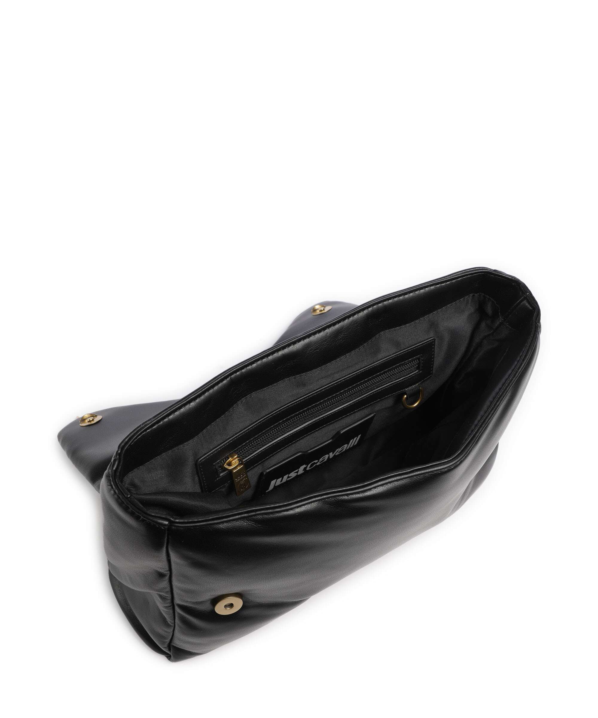 Just Cavalli Puffy Foulard Shoulder bag black