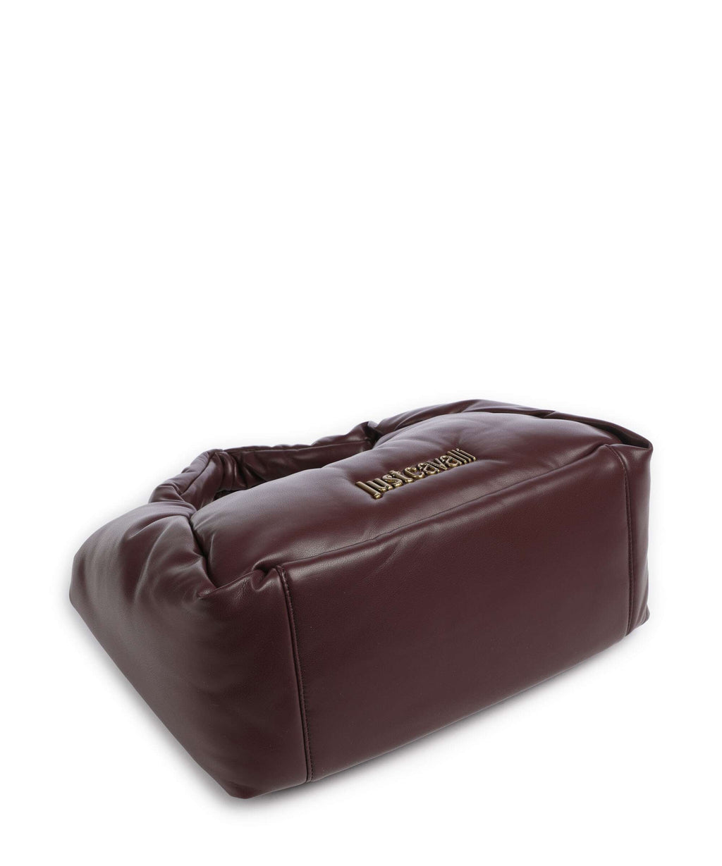 Just Cavalli Puffy Foulard Handbag dark purple