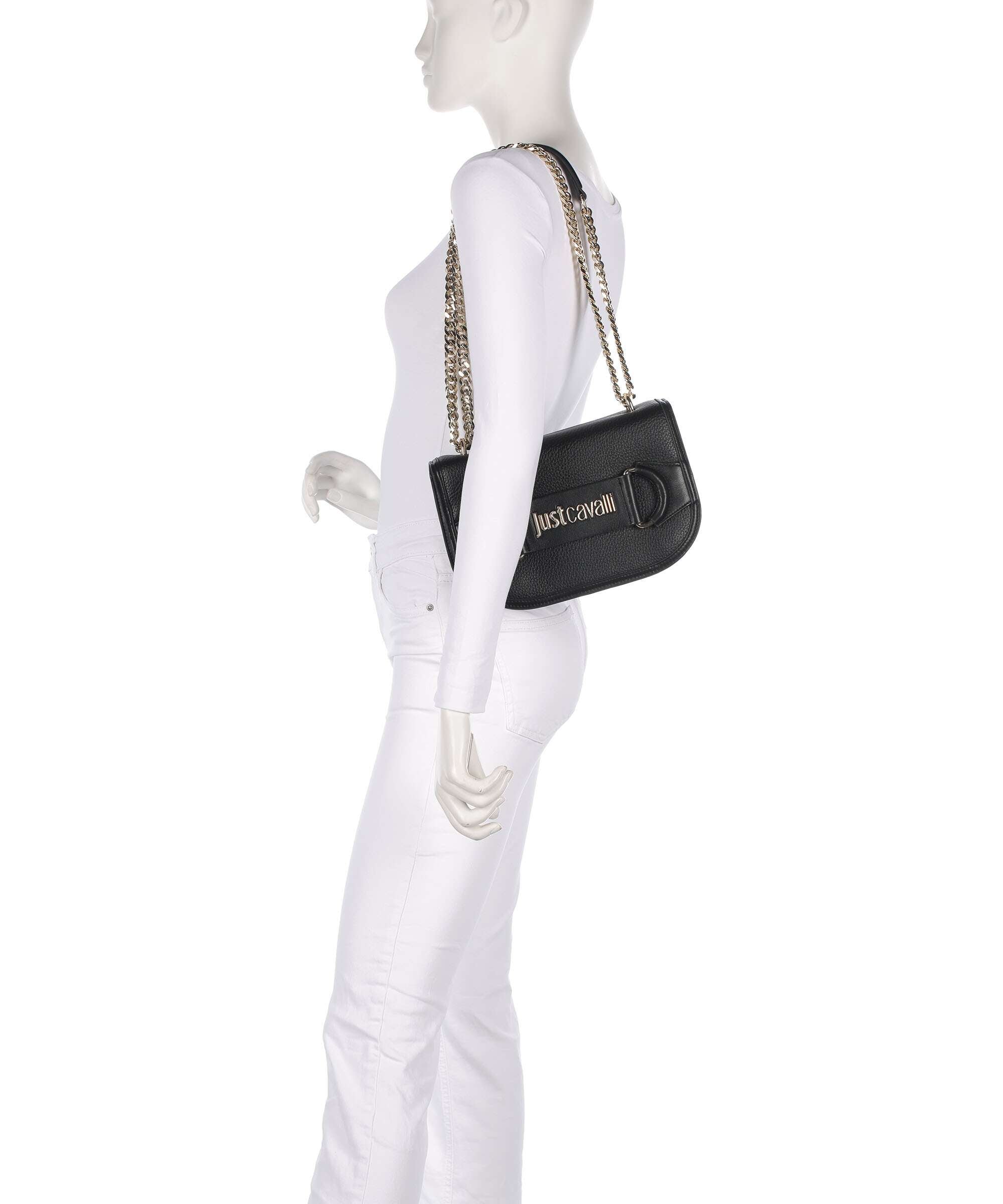 Just Cavalli Bridle Shoulder bag black