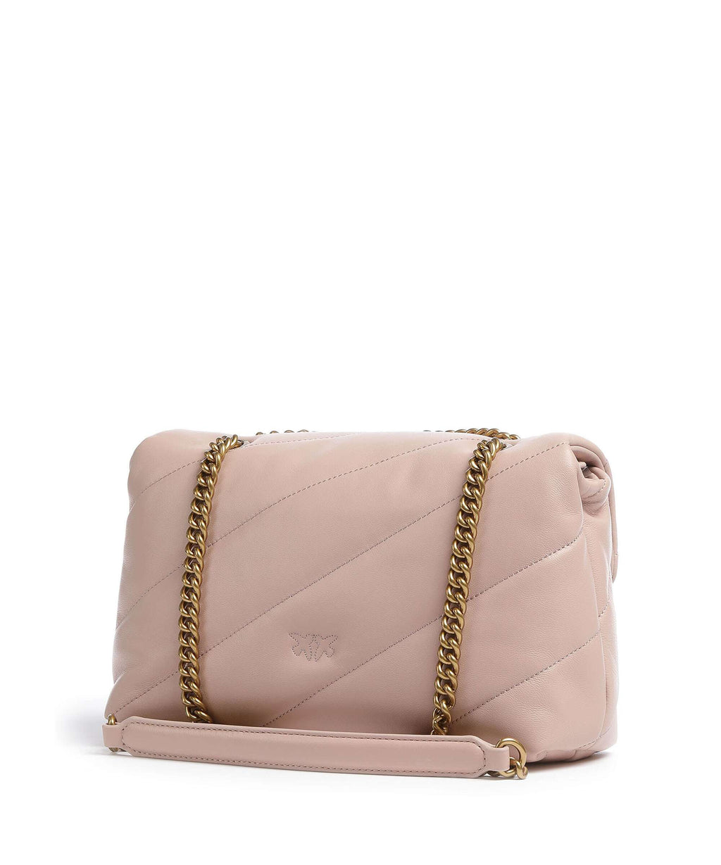 Pinko Love Puff Classic Shoulder bag cipria/antique gold
