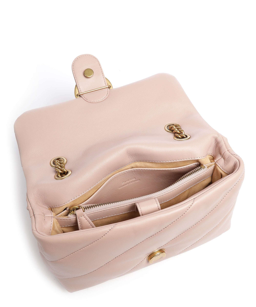 Pinko Love Puff Classic Shoulder bag cipria/antique gold