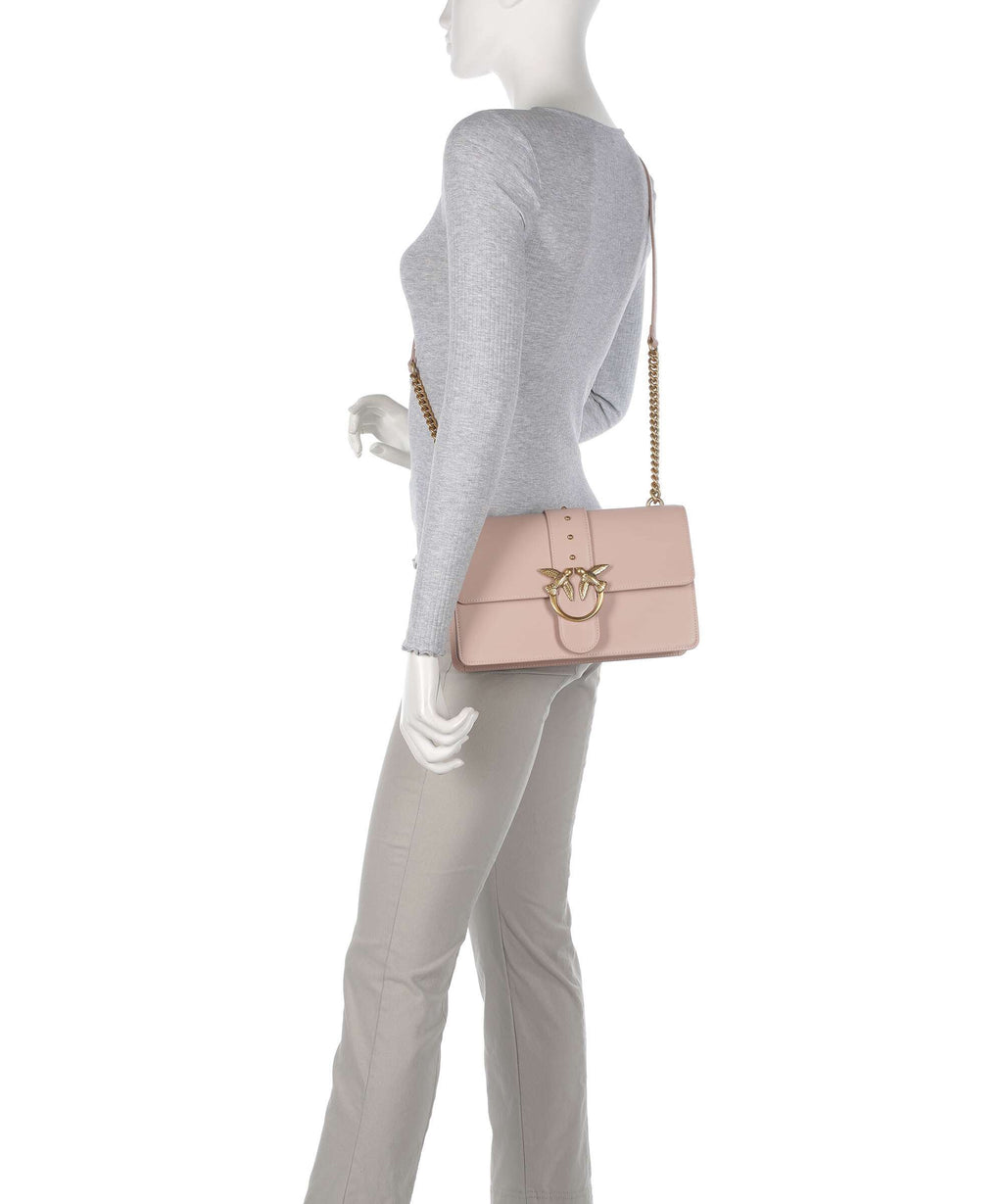 Pinko Love One Classic Crossbody bag cipria/antique gold
