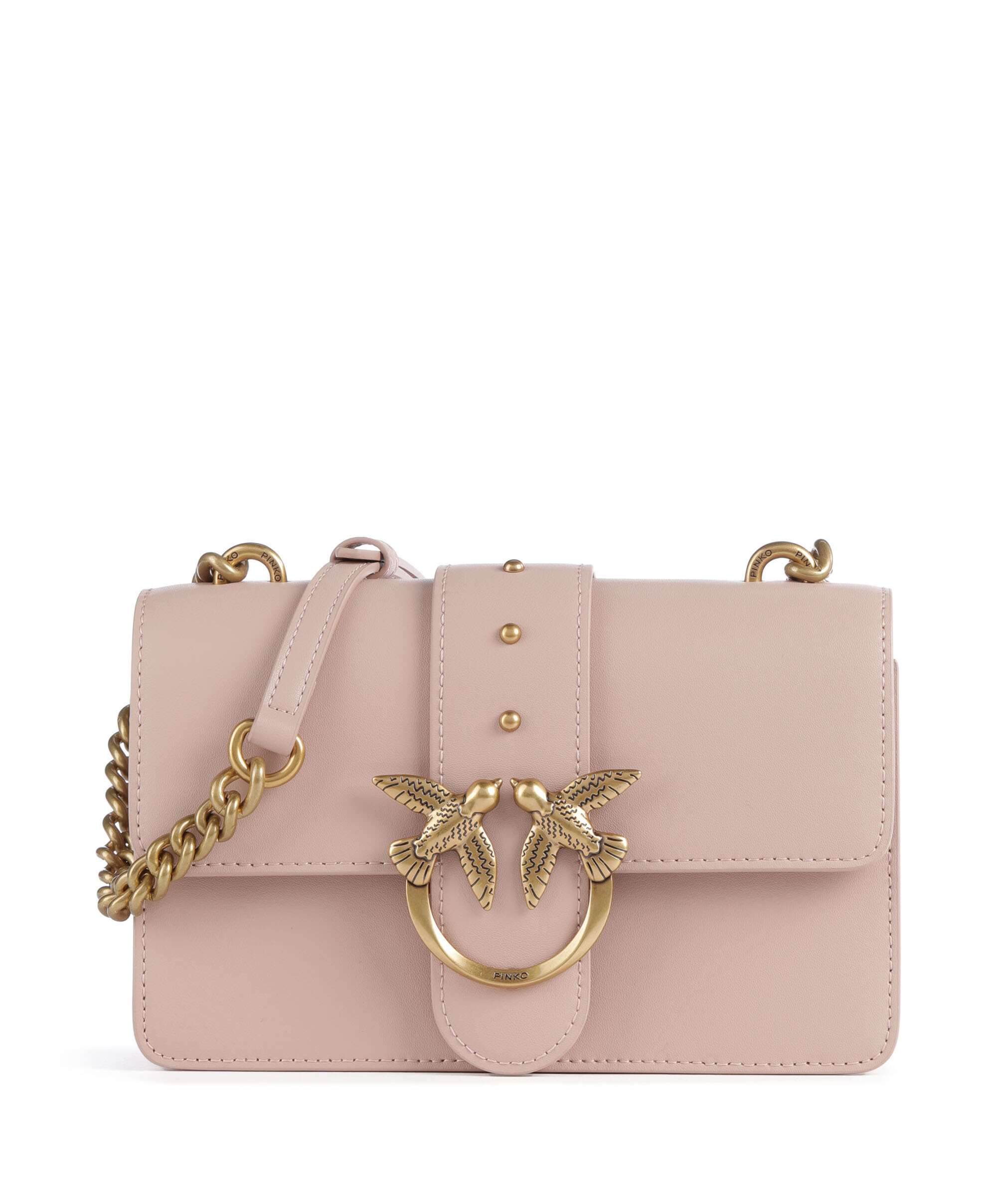 Pinko Love One Mini Crossbody bag cipria