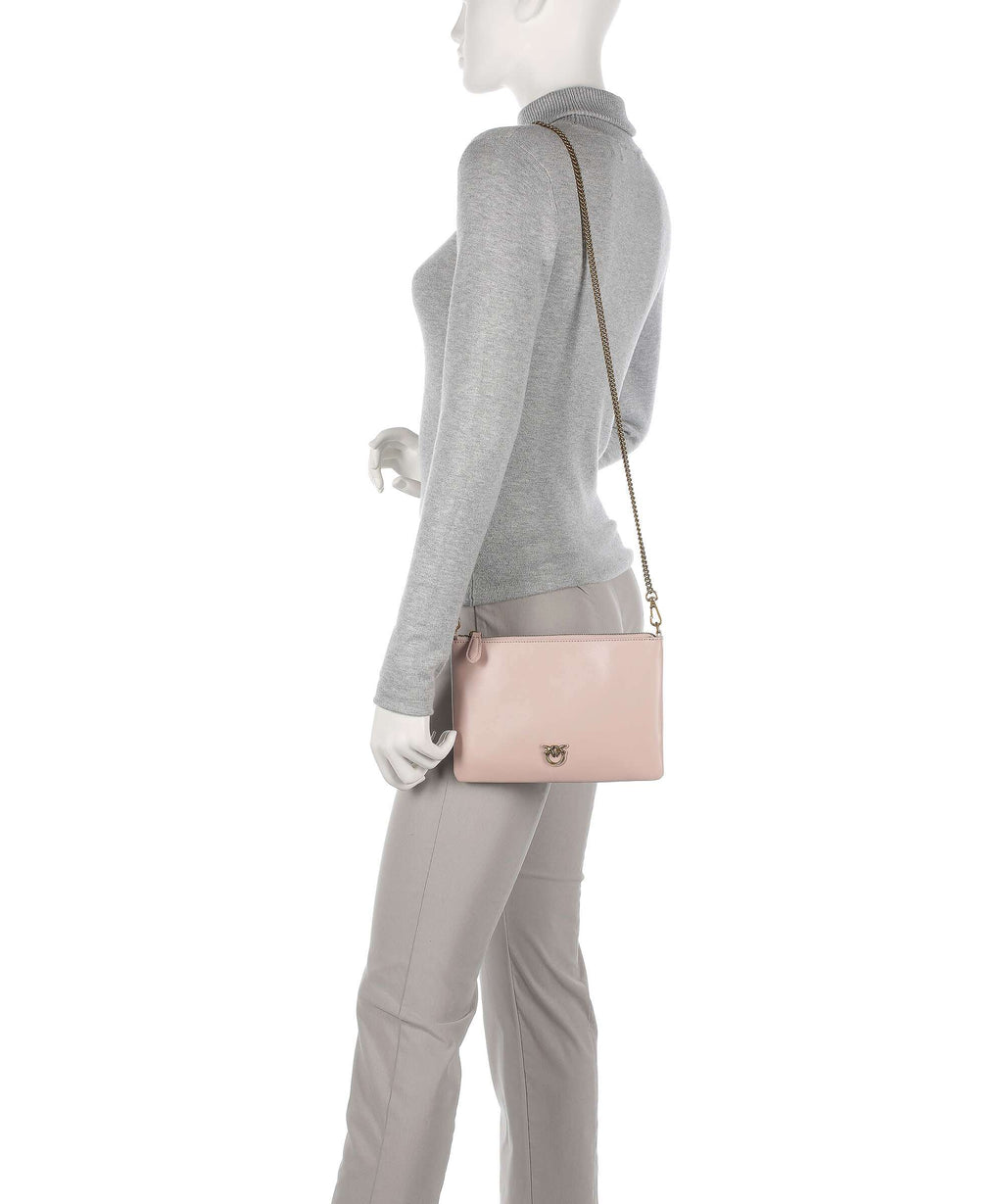 Pinko Flat Classic Crossbody bag cipria/antique gold