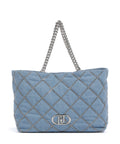 Liu Jo Lapuffy Tote bag light denim                   