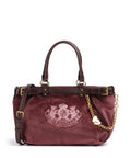 Juicy Couture Twig Narrative Velvet L Tote bag winetasting
