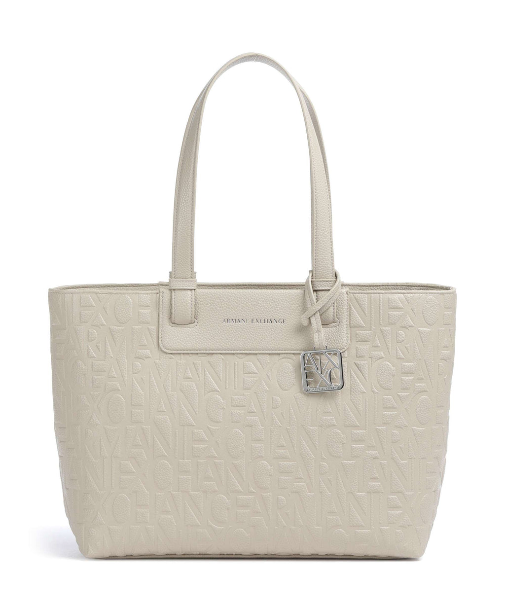 Armani Exchange Liz M Tote bag script