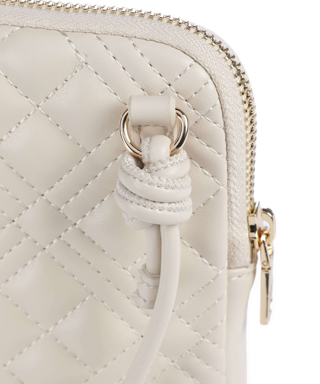 Love Moschino Bold Love Laminated Phone bag avorio