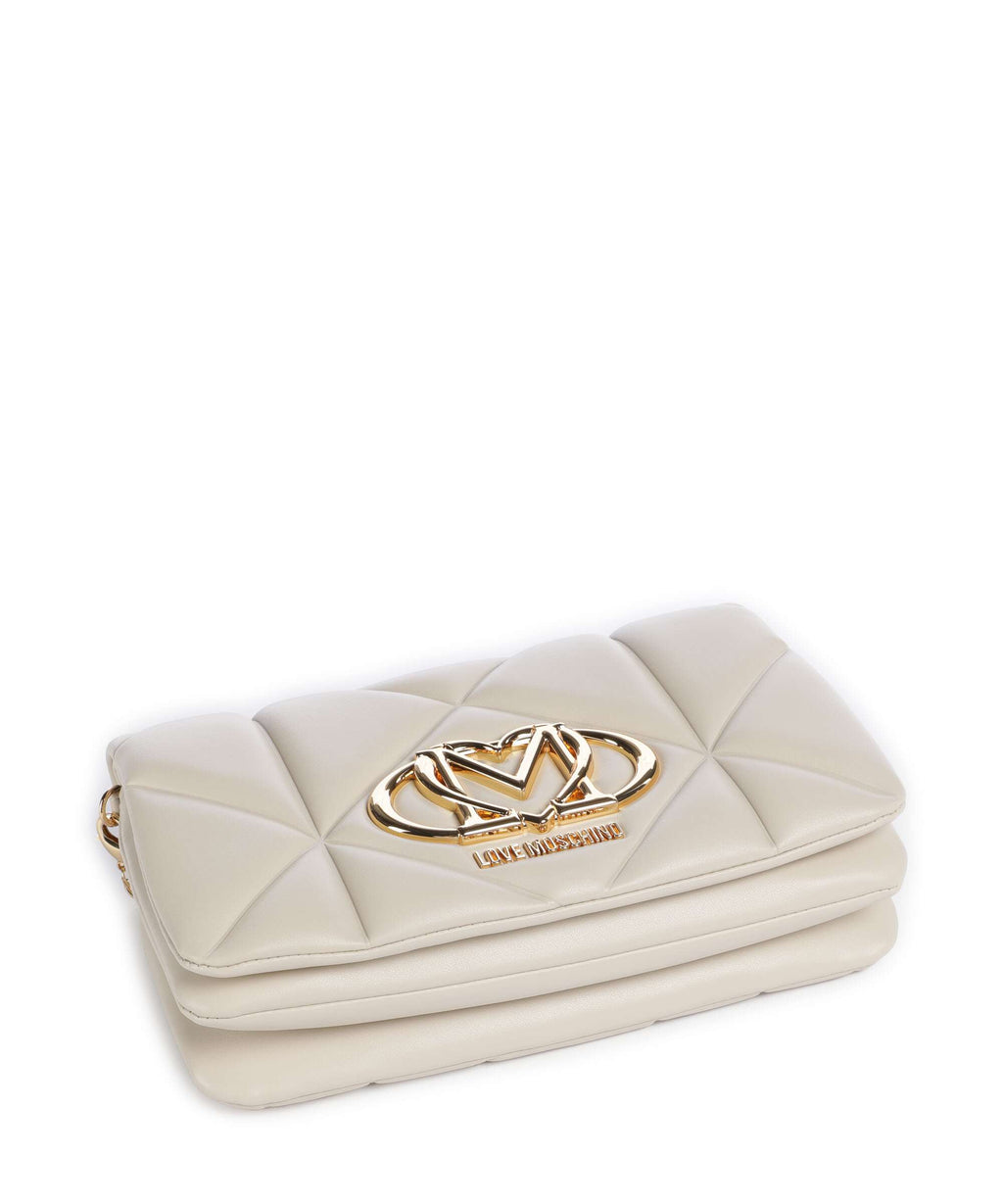 Love Moschino Smart Daily Crossbody bag avorio