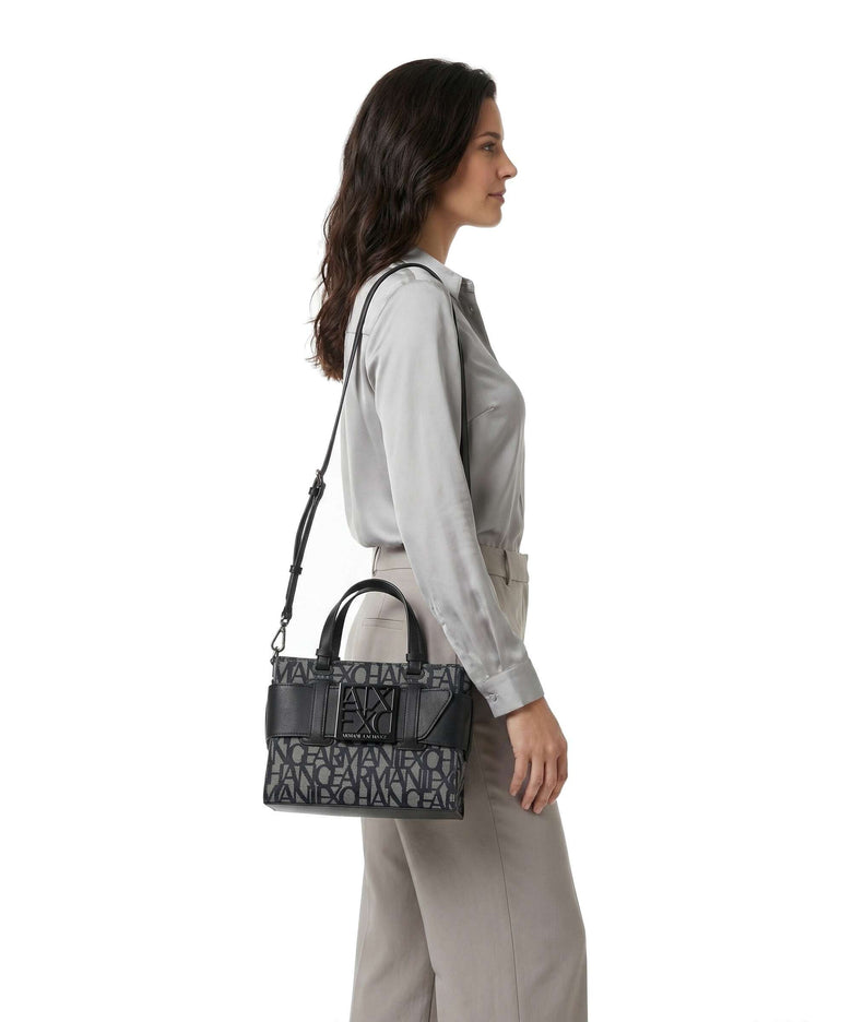 Armani Exchange Susie M Handbag beige/black
