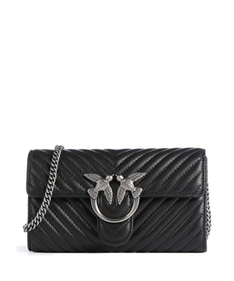 Pinko Love One Wallet nero/old silver