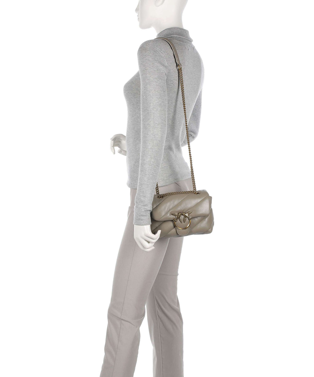 Pinko Love Puff Mini Shoulder bag noce/antique gold