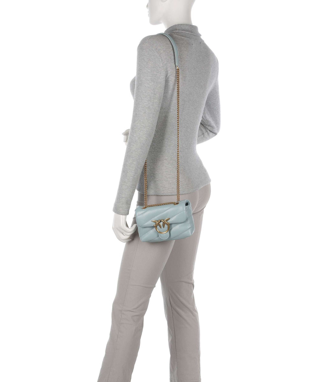 Pinko Love Puff Baby Shoulder bag bruma grigio
