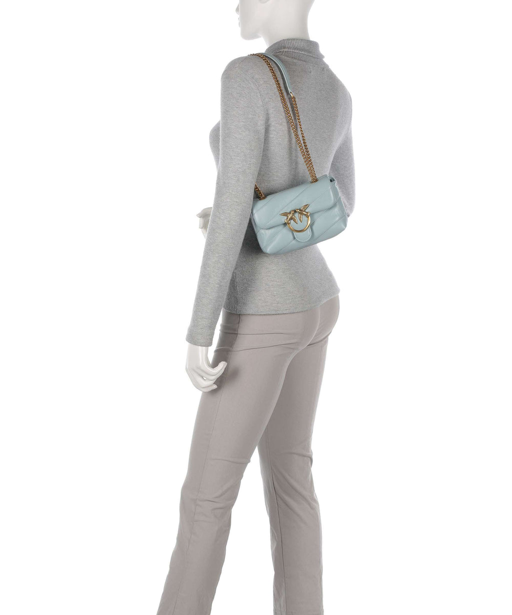 Pinko Love Puff Baby Shoulder bag bruma grigio