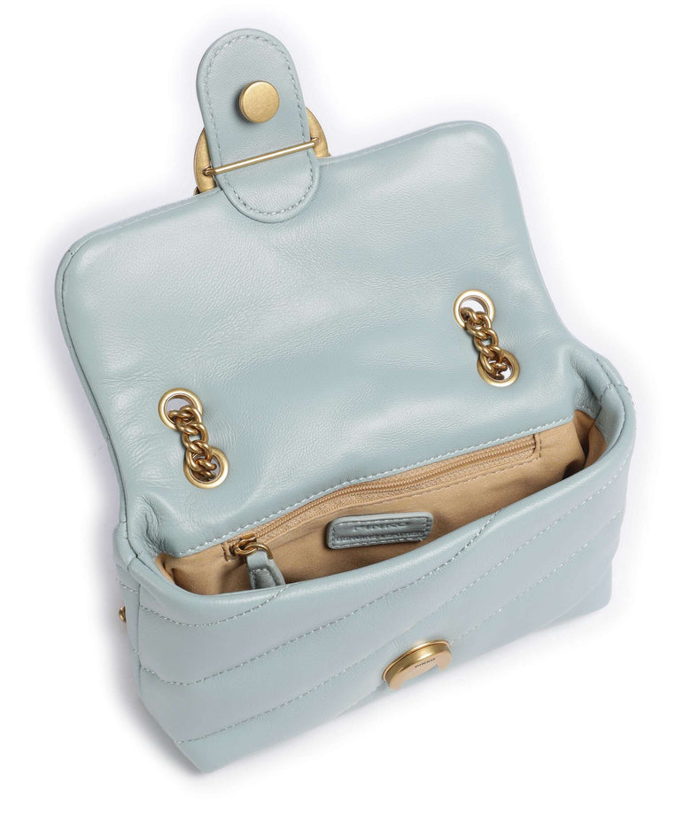 Pinko Love Puff Baby Shoulder bag bruma grigio