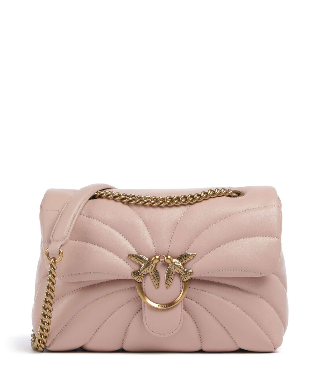Pinko Love Puff Classic Shoulder bag cipria/antique gold