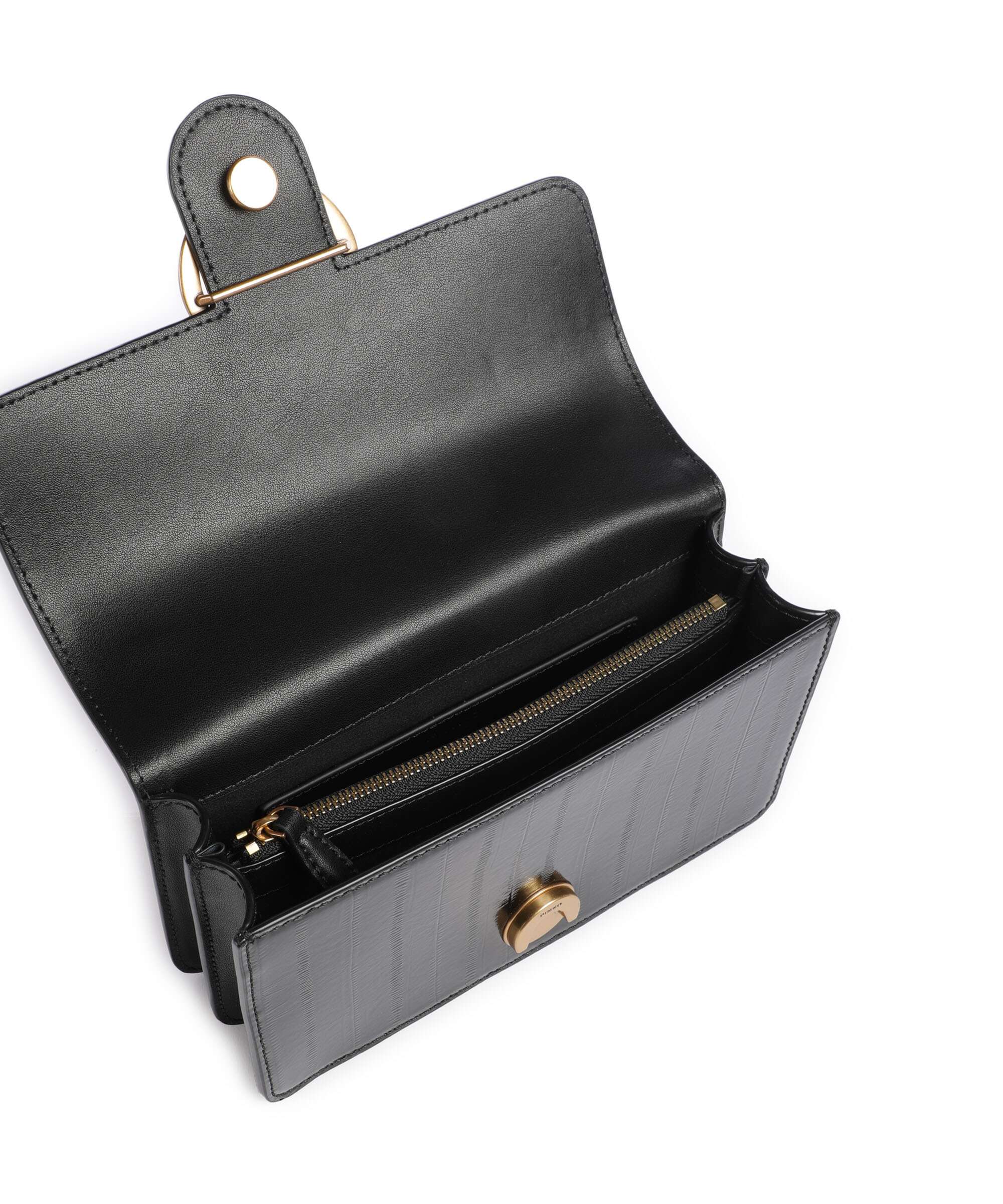 Pinko Love One Mini Shoulder bag nero/antique gold