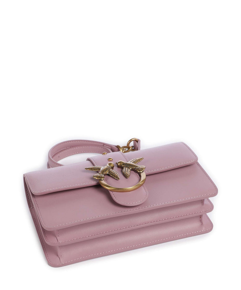 Pinko Love One Mini Crossbody bag viola/antique gold