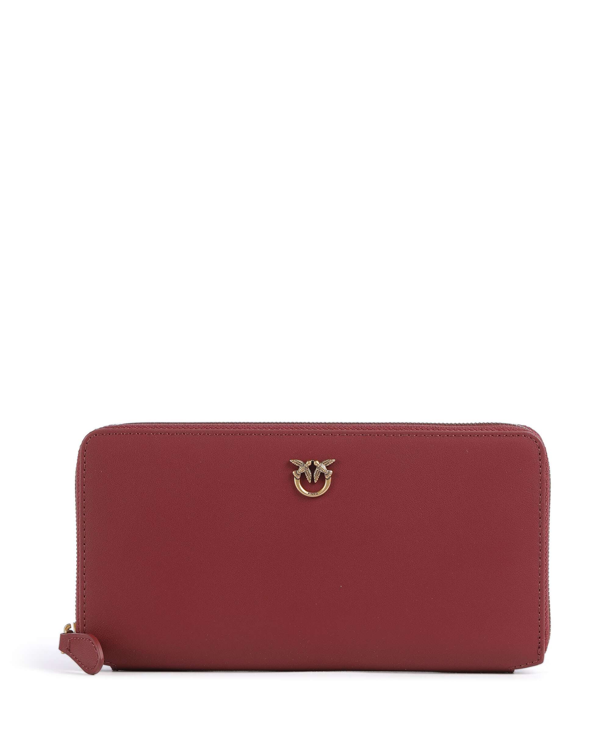 Pinko Ryder Wallet bordeaux merlot/antique gold
