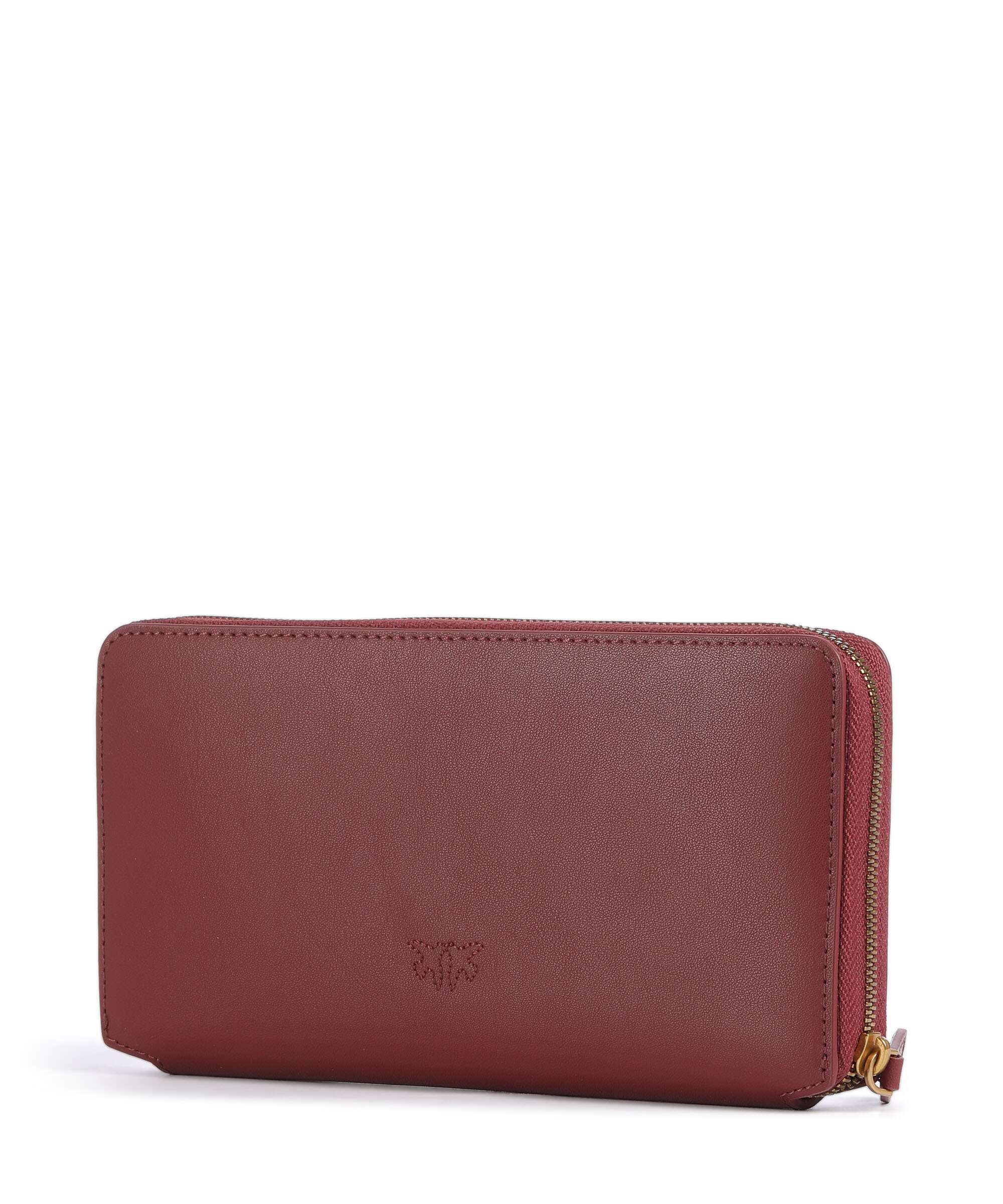 Pinko Ryder Wallet bordeaux merlot/antique gold