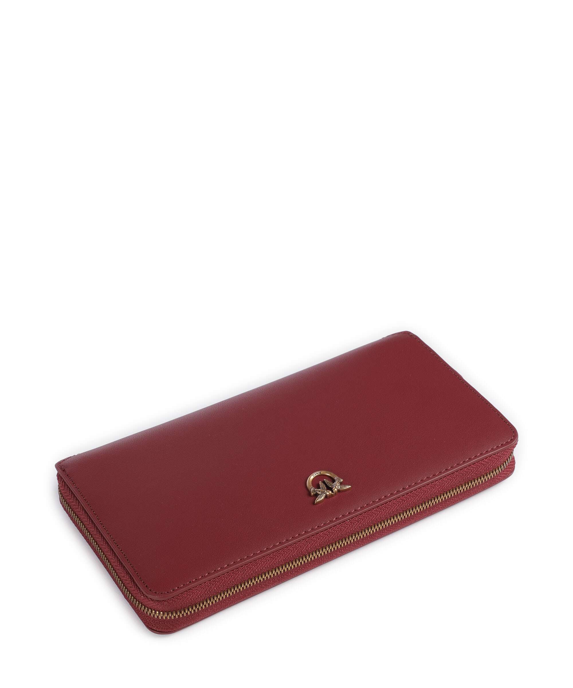Pinko Ryder Wallet bordeaux merlot/antique gold