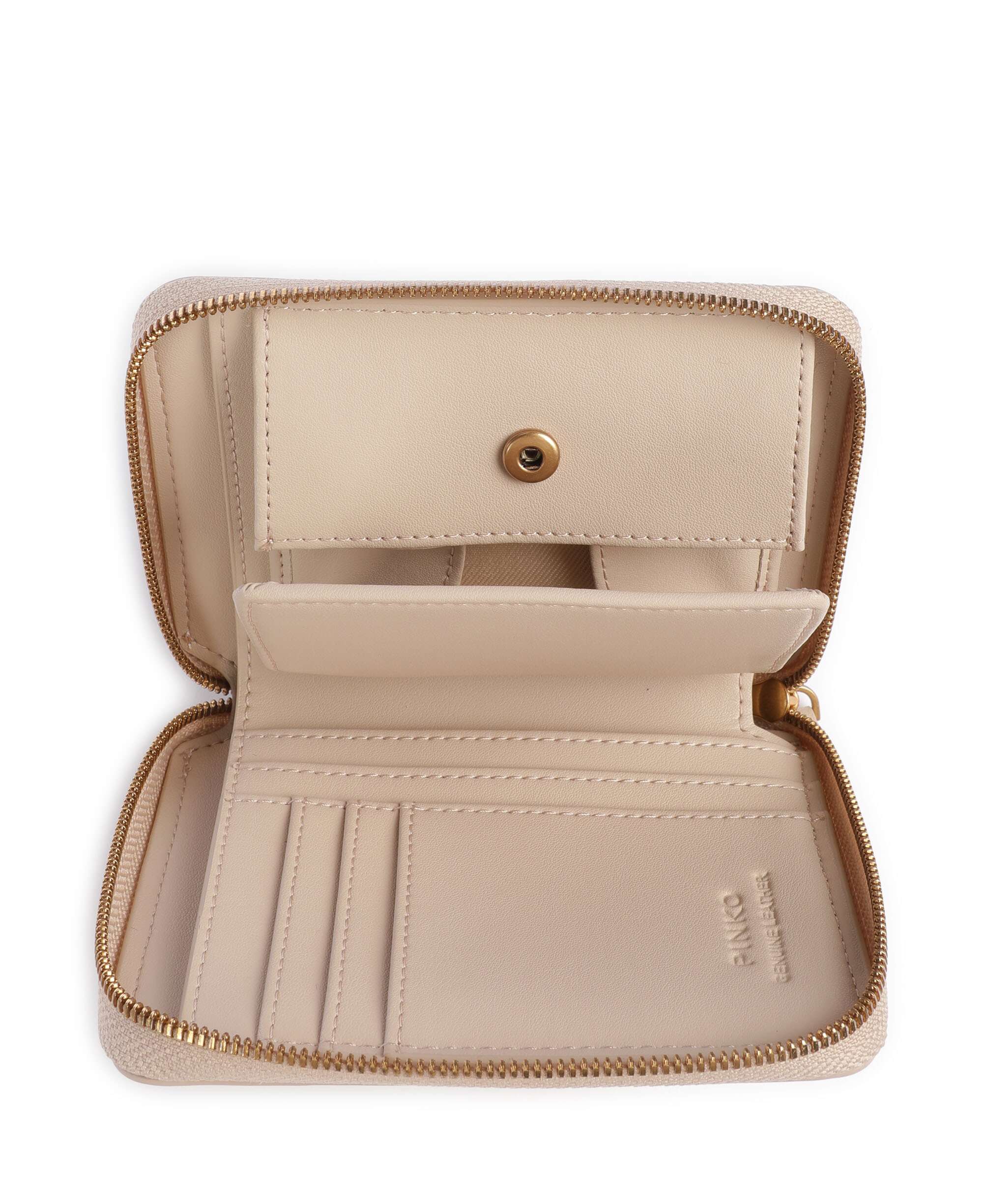 Pinko Taylor Wallet beige/grigio fumo/antique gold