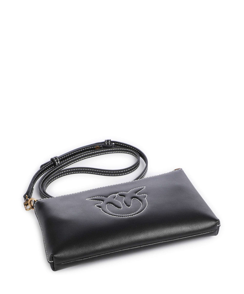 Pinko Flat Mini Crossbody bag nero/antique gold
