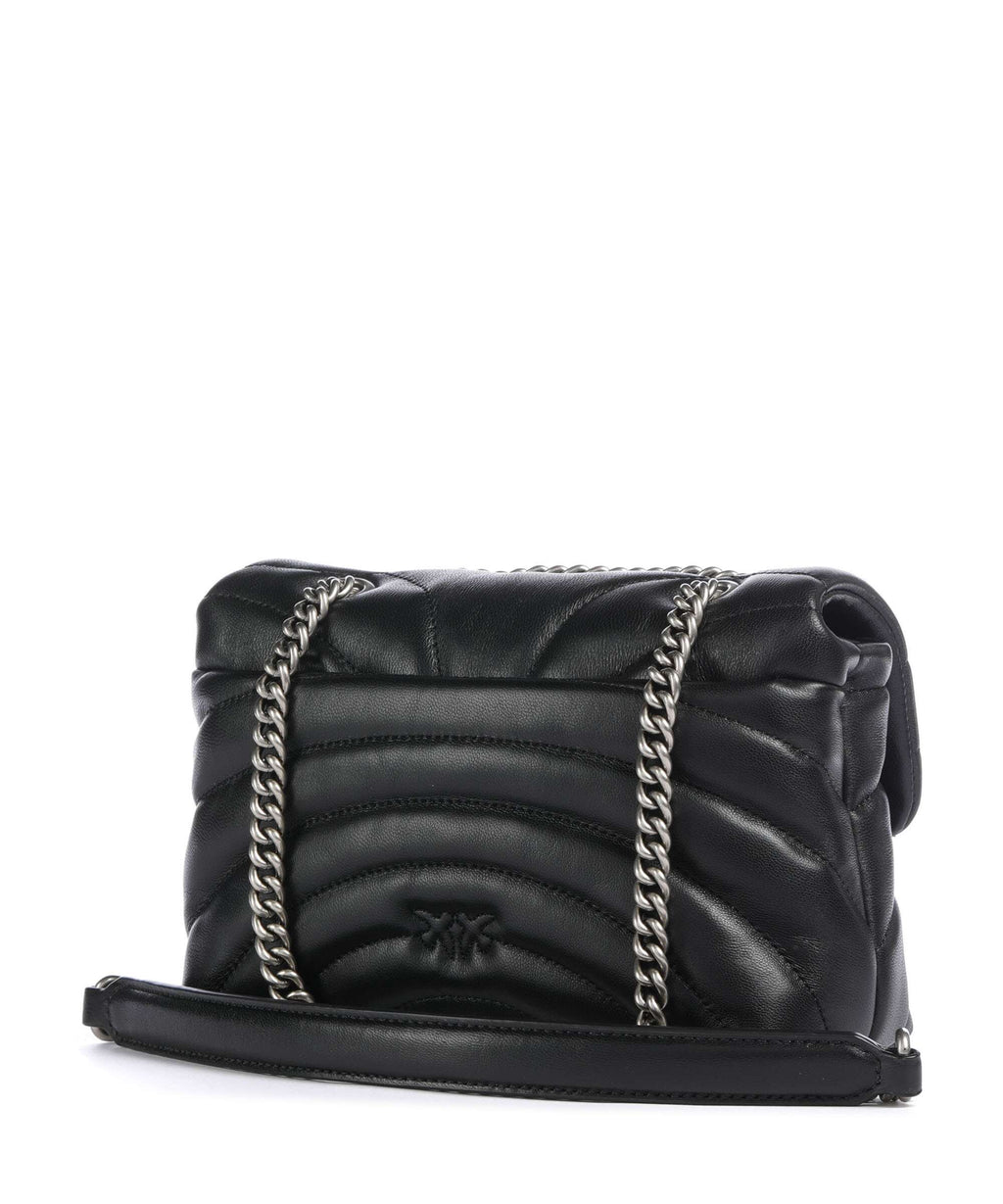 Pinko Love Puff Mini Shoulder bag nero/old silver