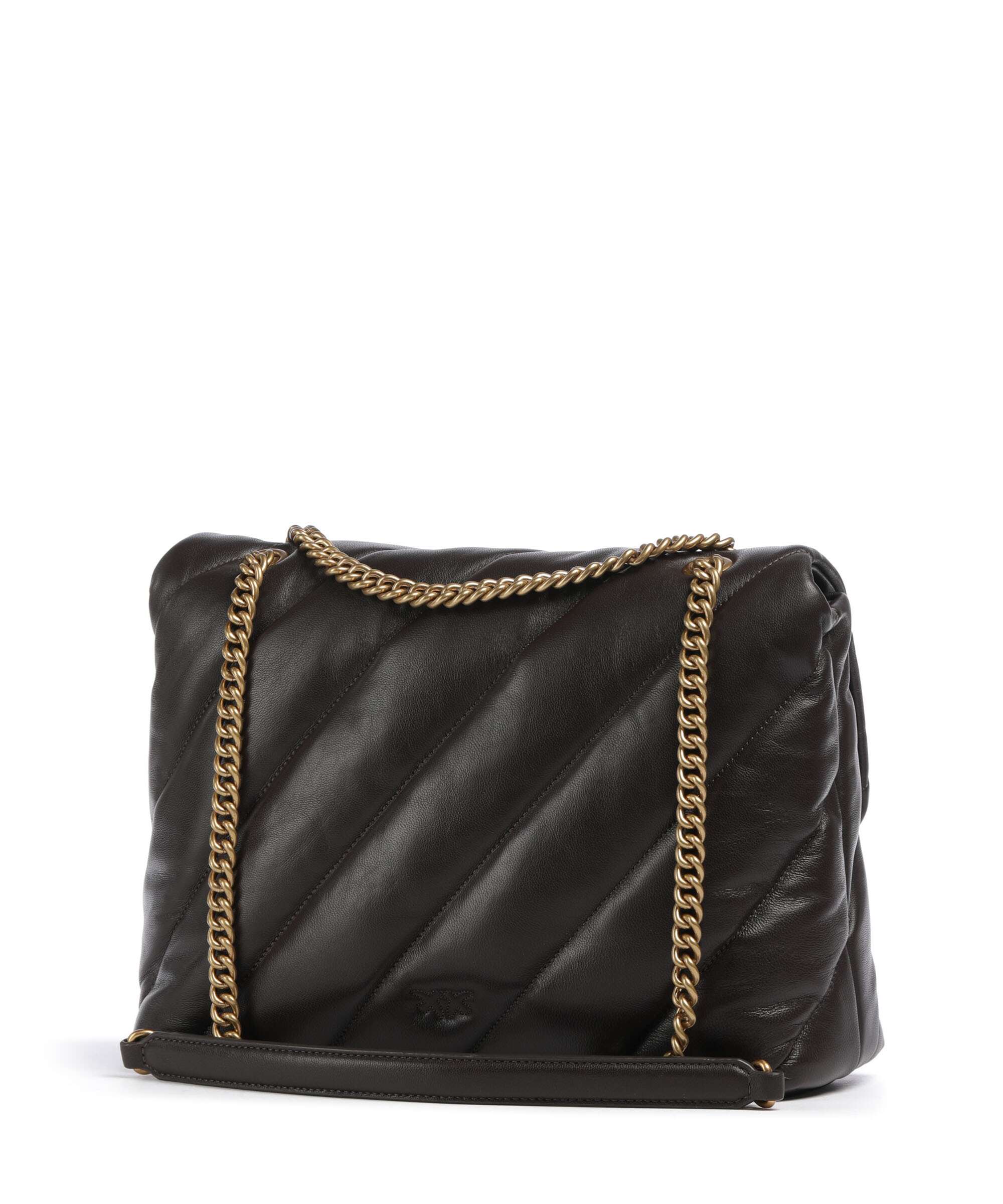 Pinko Love Puff Big Shoulder bag moro/antique gold