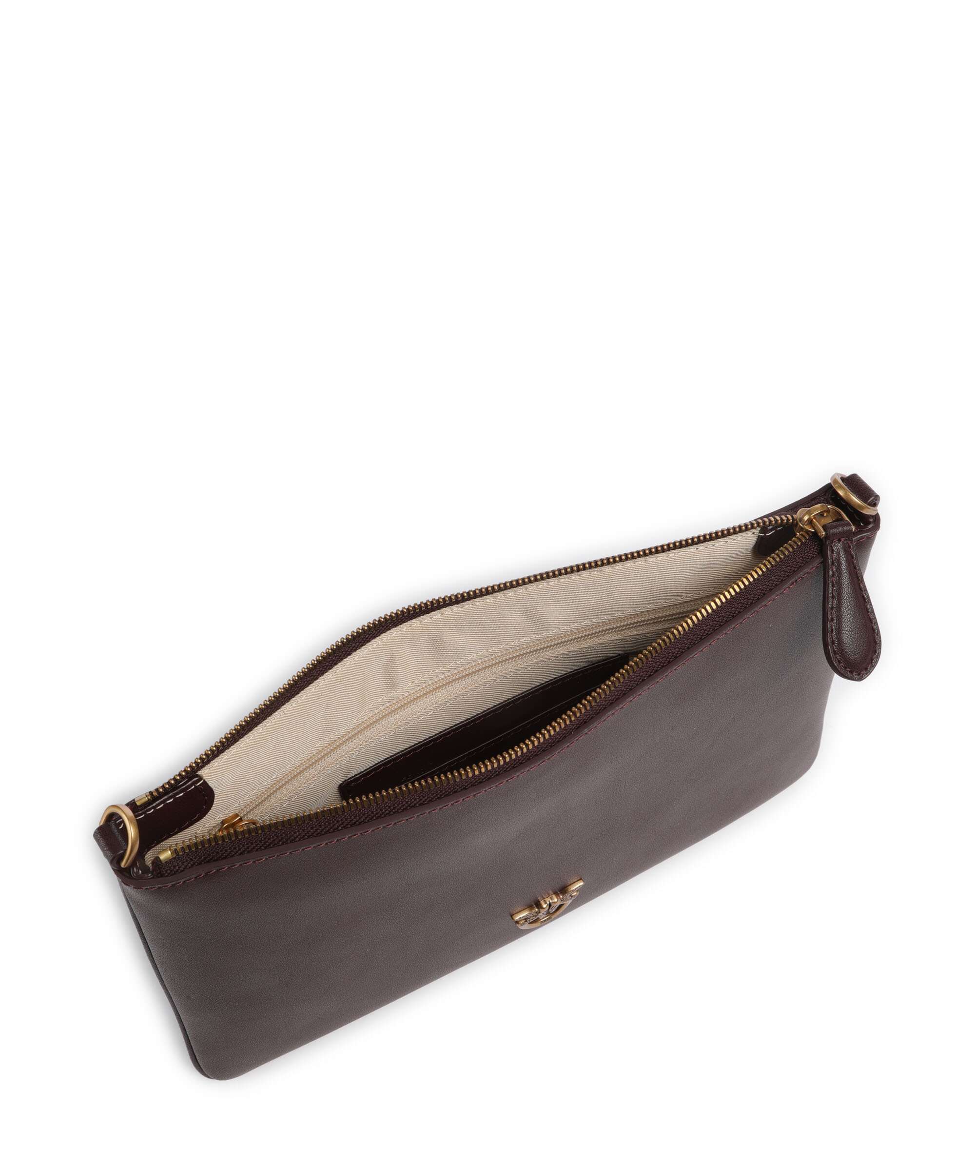 Pinko Flat Classic Crossbody bag uva di catawba/antique gold