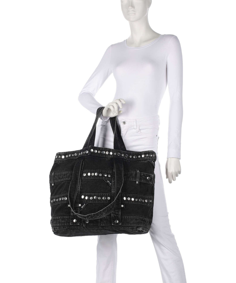 Replay Tote bag washed black