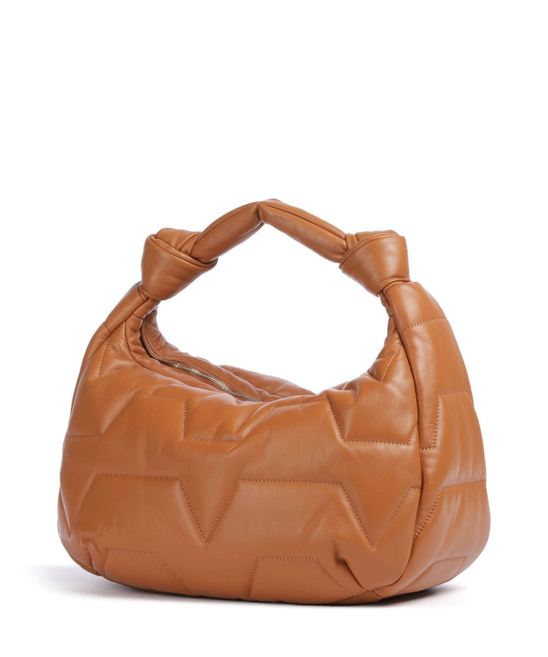 Patrizia Pepe Padded Shoulder bag summer cuoio