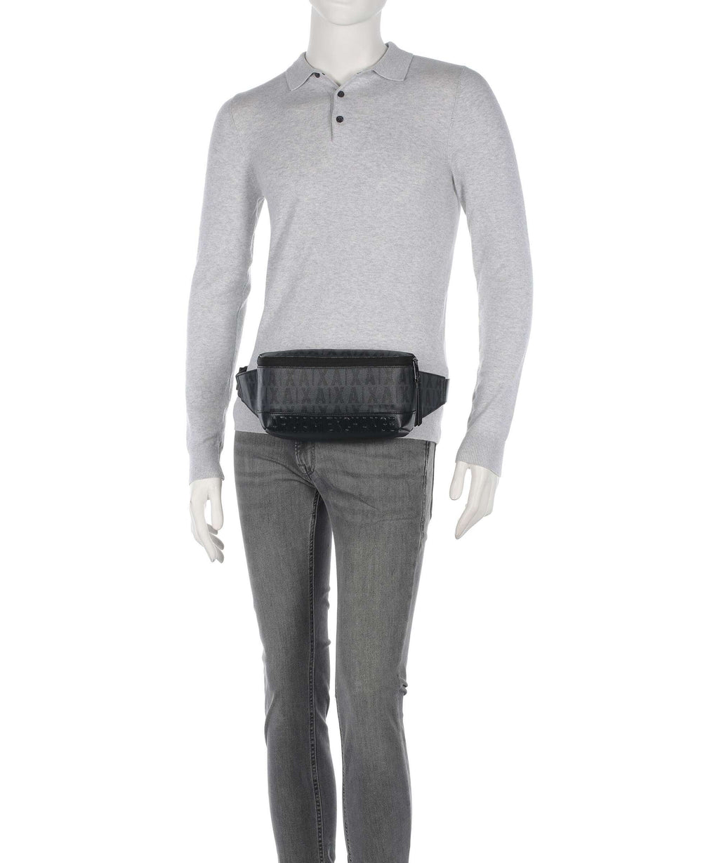 Armani Exchange Fanny pack asphalt black