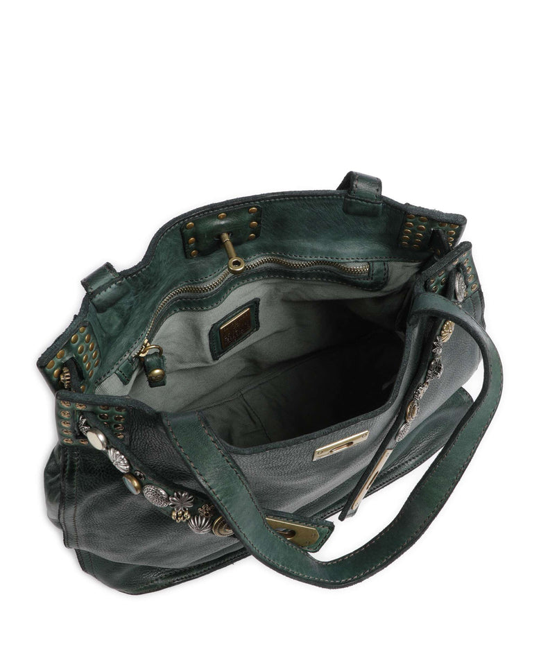 Campomaggi Shoulder bag green bottle