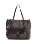 Campomaggi Tote bag verde militare/grigio