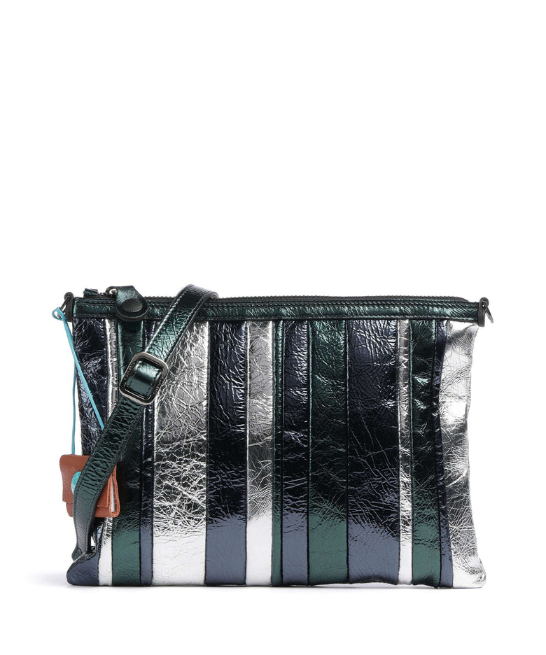 Gabs Santa Fe Ilia Shoulder bag smeraldo/zaffiro/argento