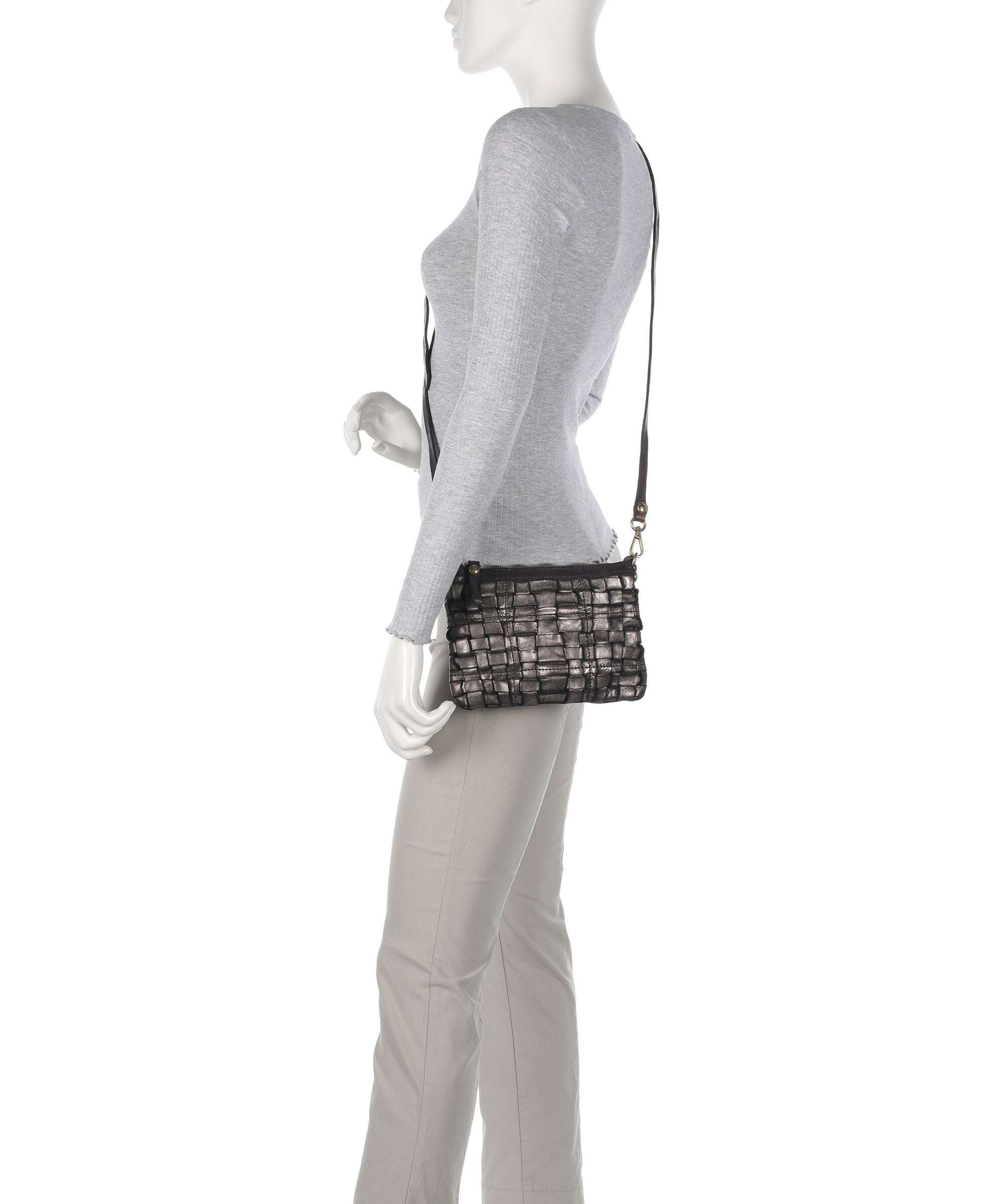 Campomaggi Crossbody bag lead grey