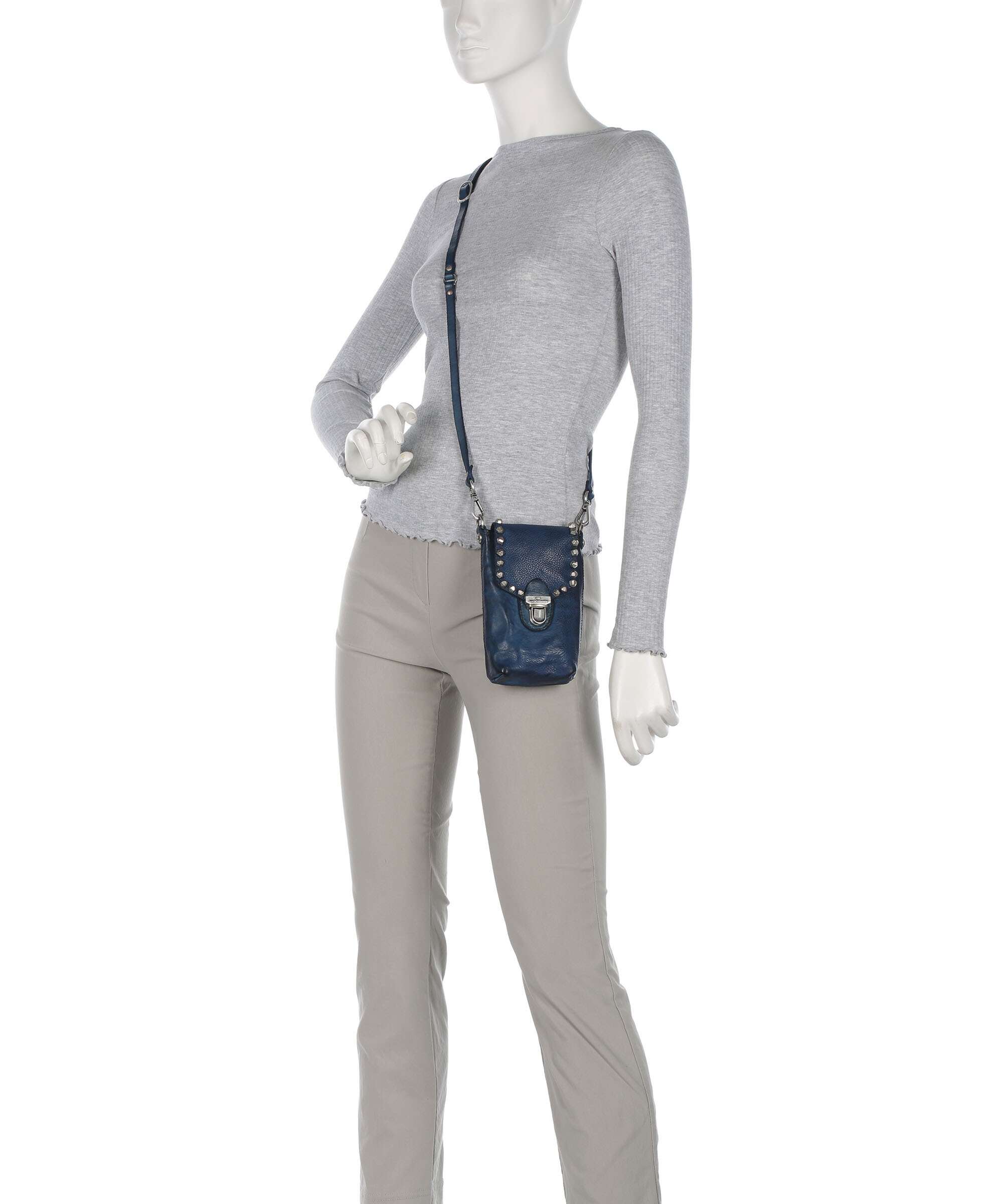 Campomaggi Phone bag sapphire