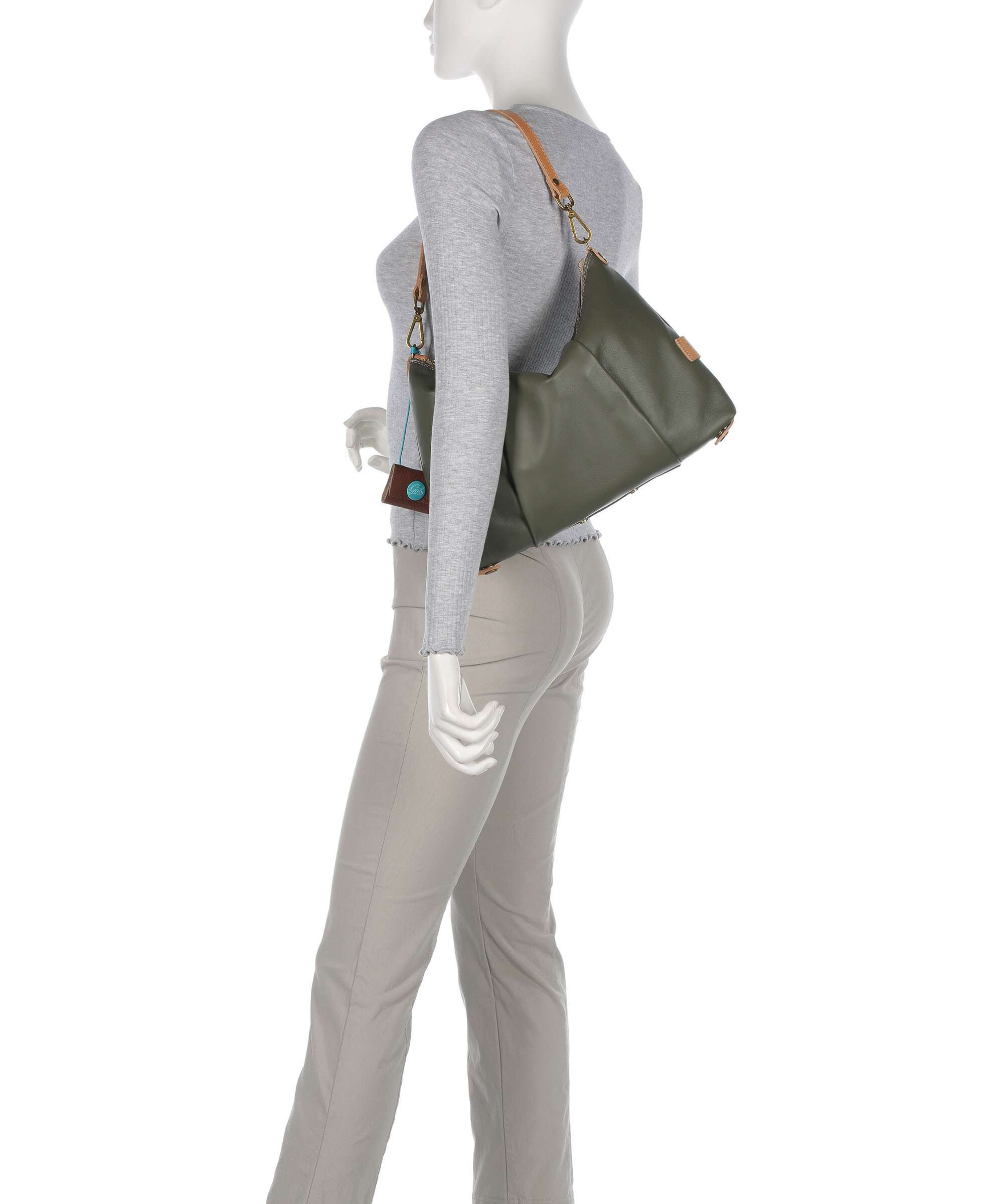 Gabs Naxos Mireya Hobo bag verde militare
