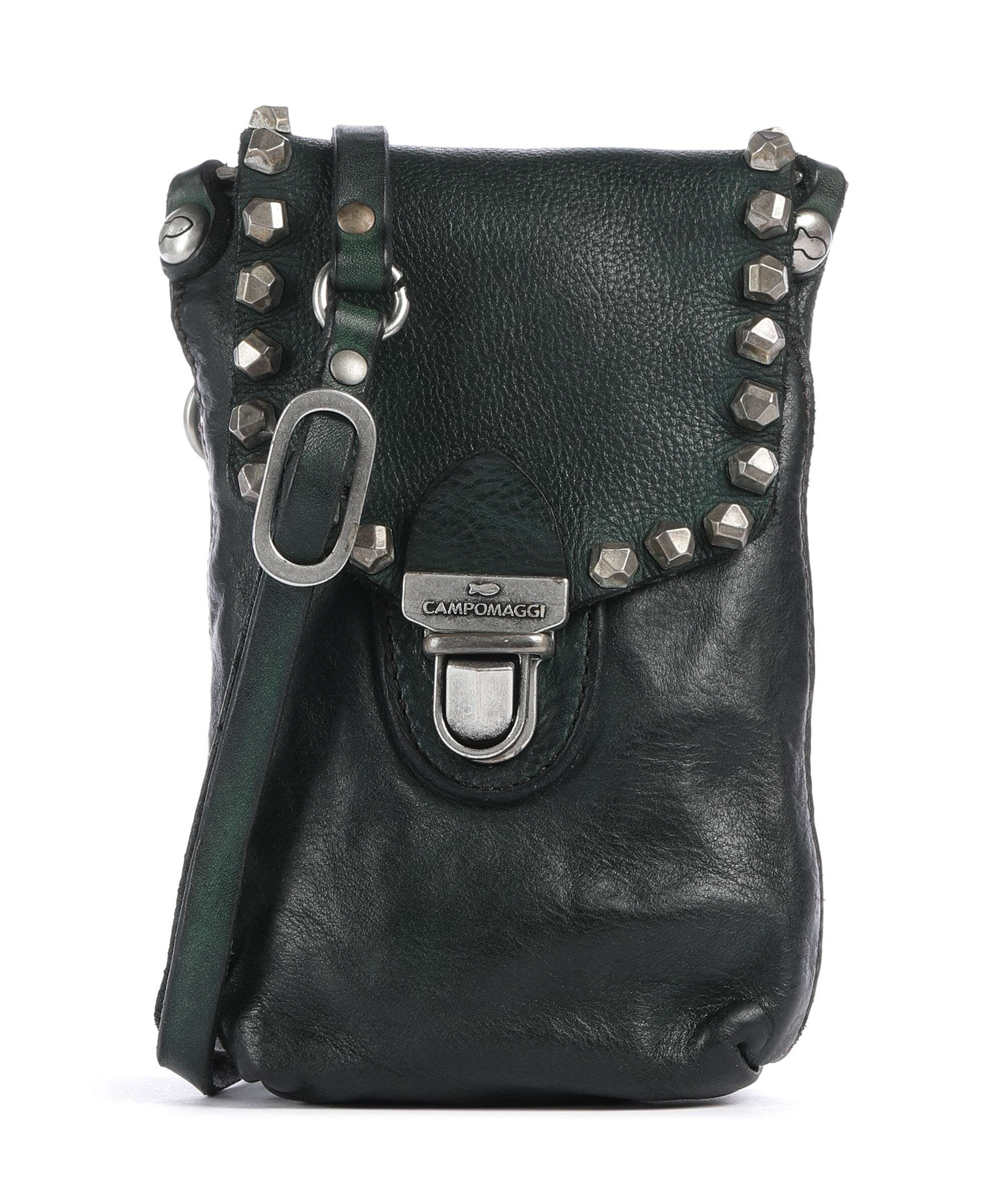 Campomaggi Phone bag green bottle