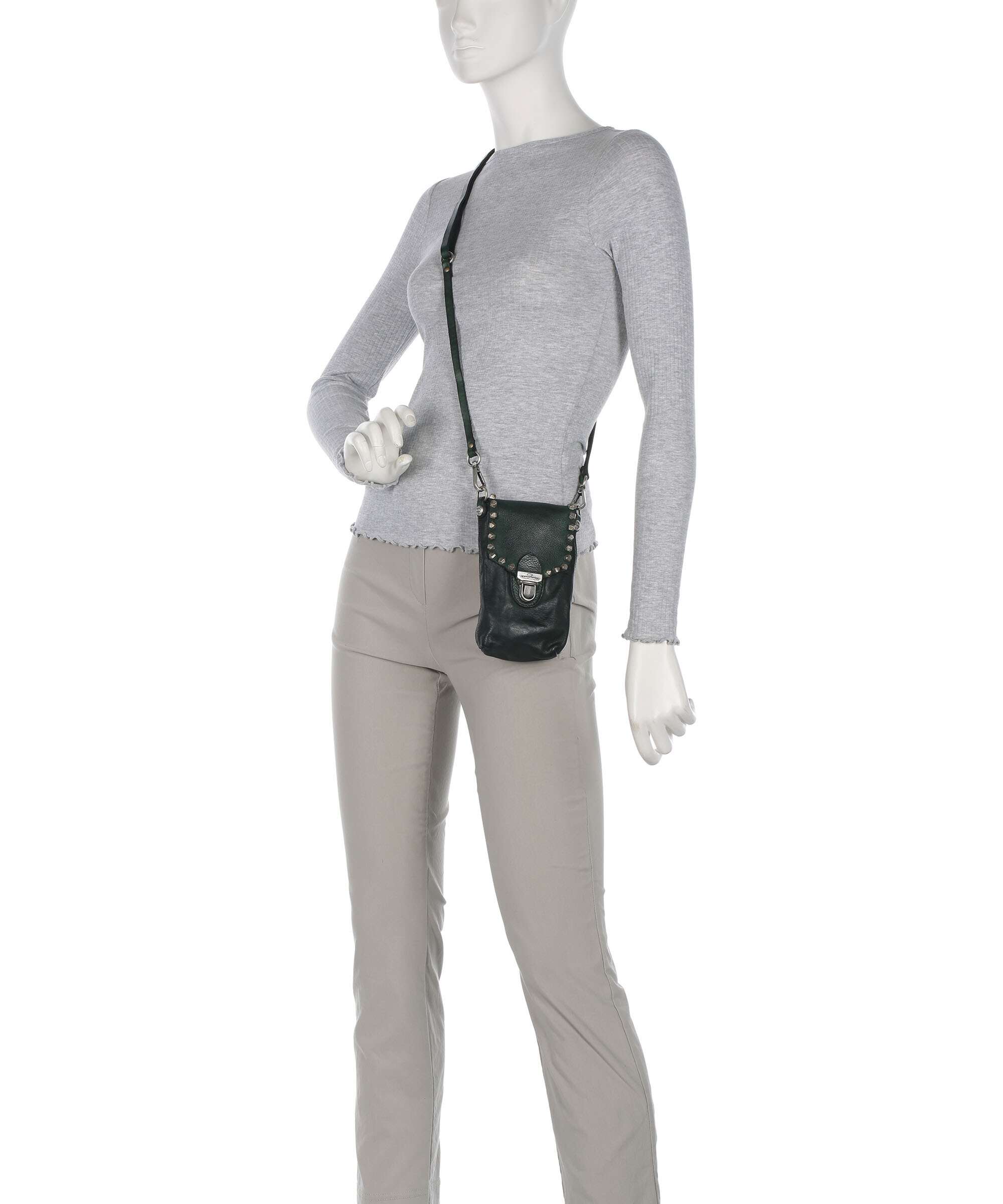 Campomaggi Phone bag green bottle