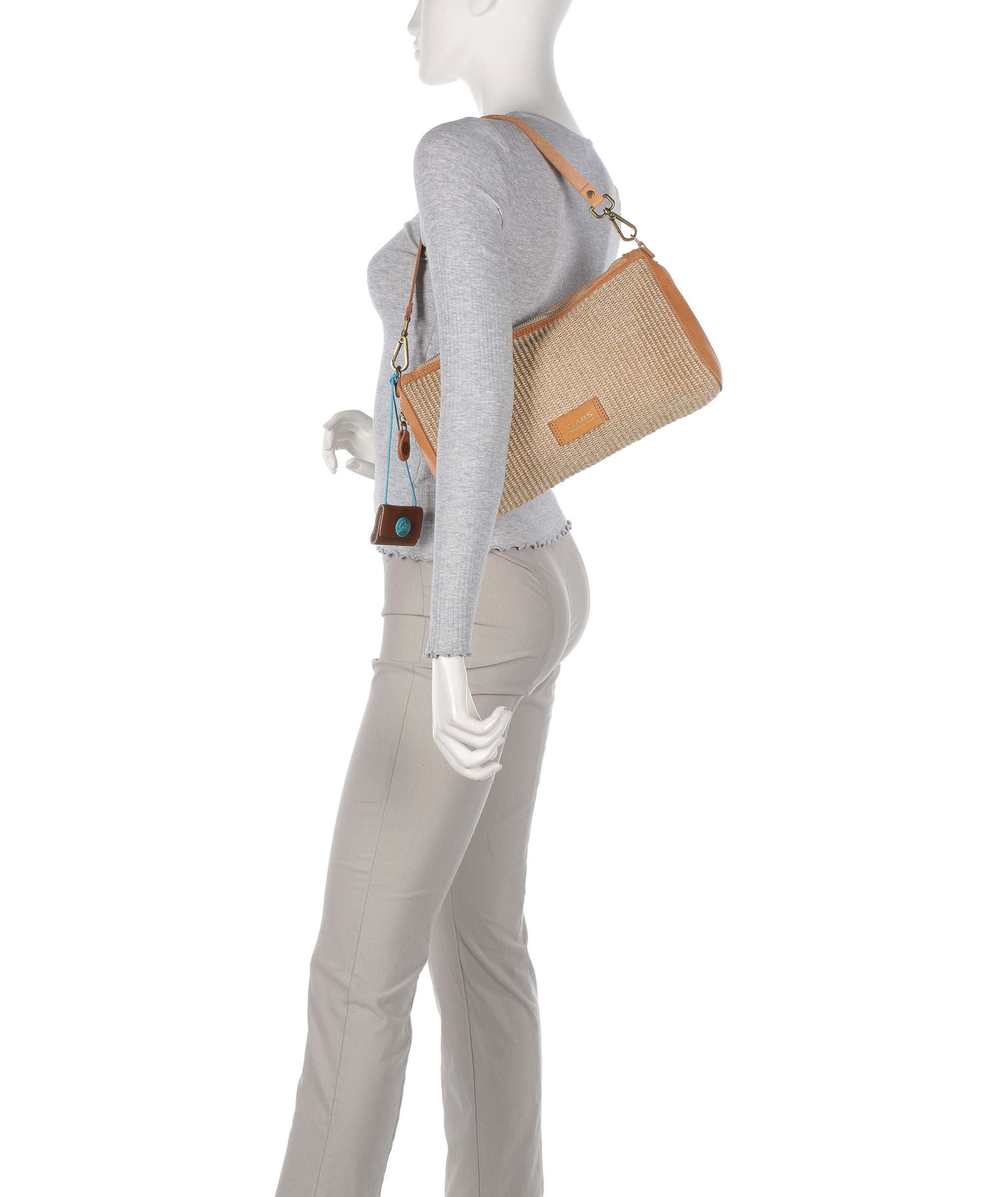 Gabs Oceania Pepita Shoulder bag beige/oro/naturale