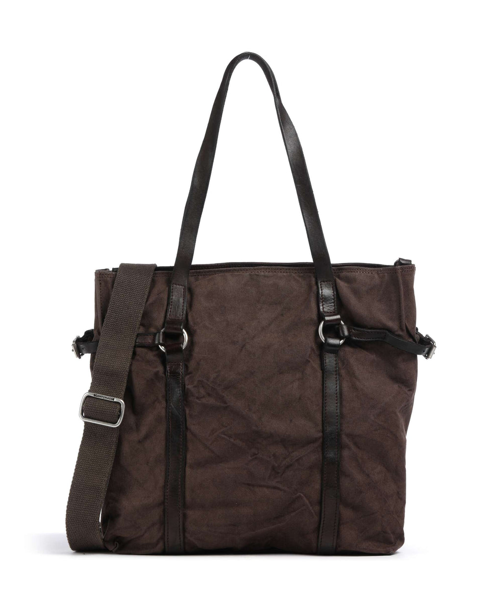 Campomaggi Tote bag verde militare/moro