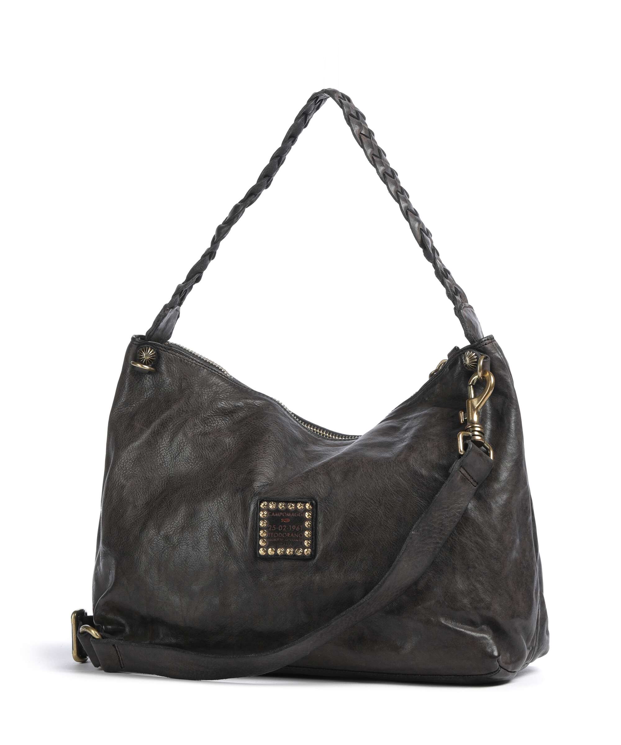 Campomaggi Hobo bag grigio