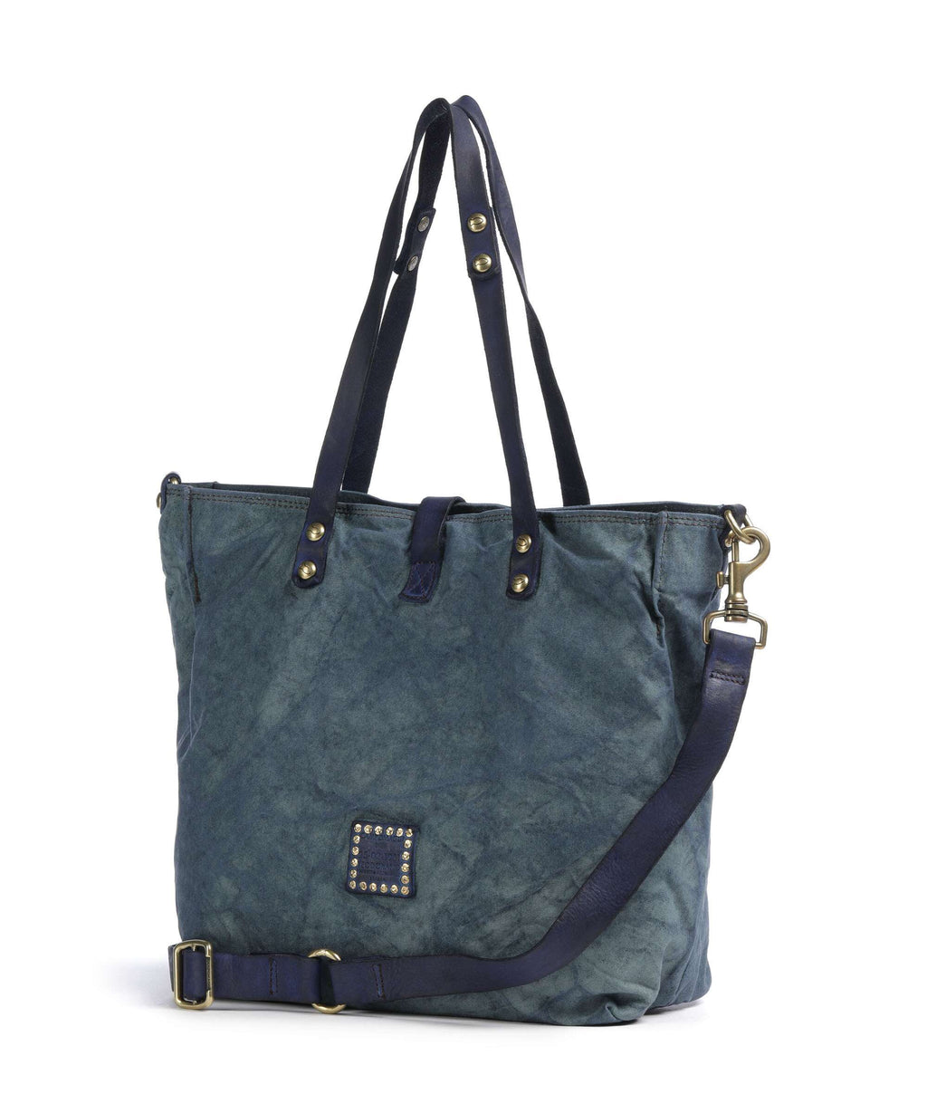 Campomaggi Tote bag beige/iris ghiaccio