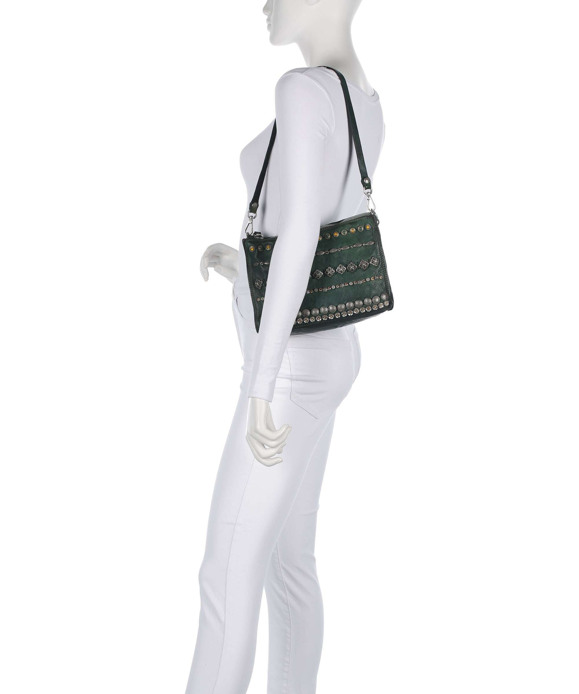 Campomaggi Shoulder bag green bottle